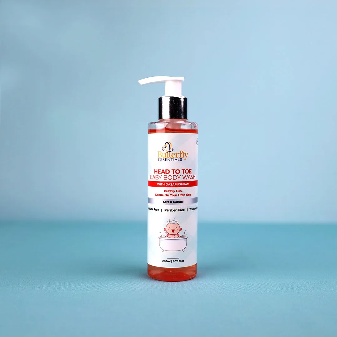 Head to Toe Baby Body Wash Dasapushpam - Gentle and Nourishing Baby Body Wash
