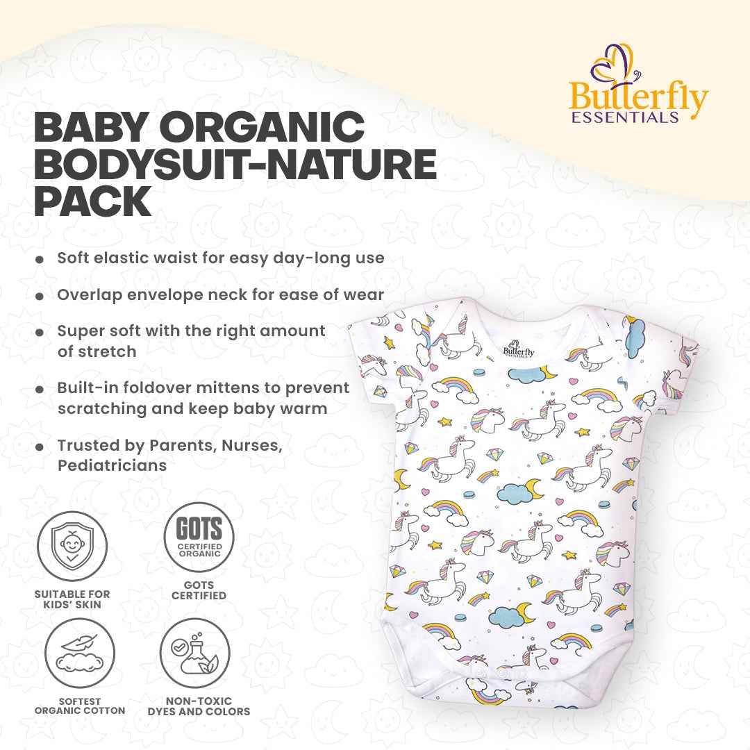 Baby Organic Body suit view 2
