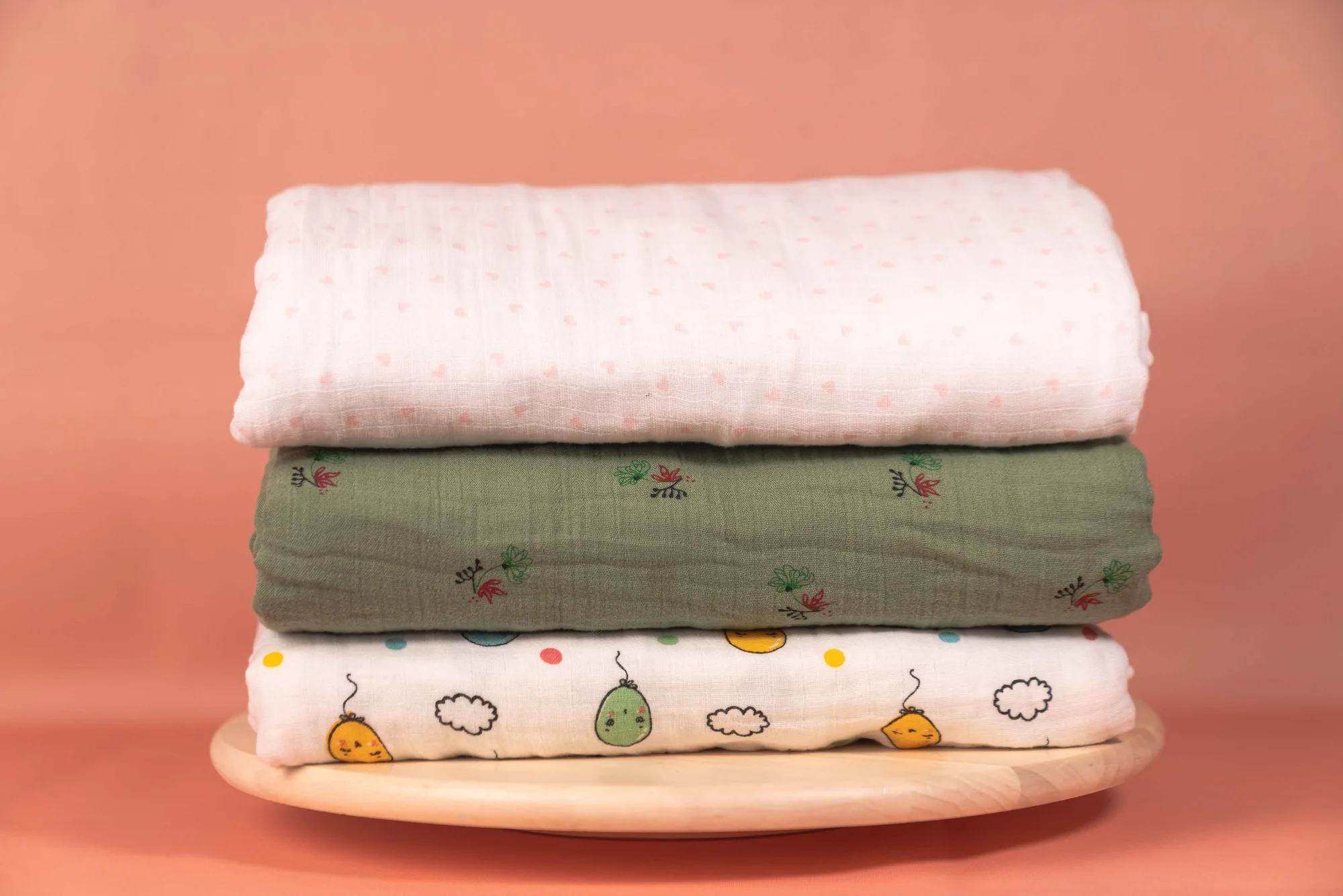 Baby Muslin Swaddle view 1
